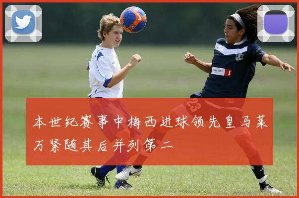 本世纪赛事中梅西进球领先皇马莱万紧随其后并列第二